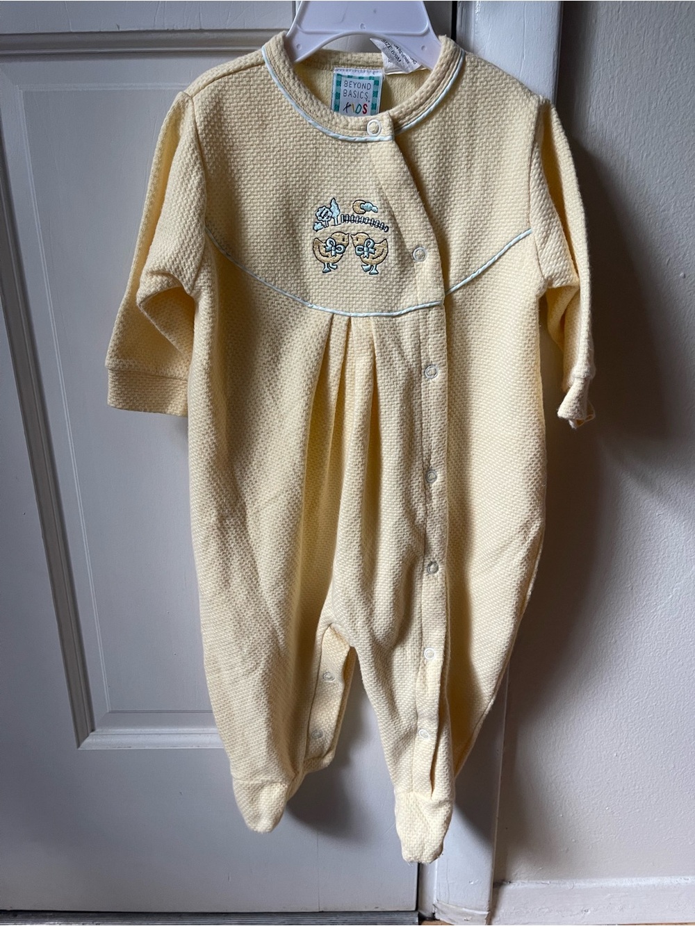 Vintage Butter Yellow Footed Playsuit